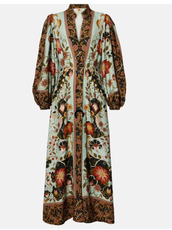 FARM Rio Dresses & Skirts - FARM Rio Flowing Beauty Swans Maxi Dress, Size M Rare